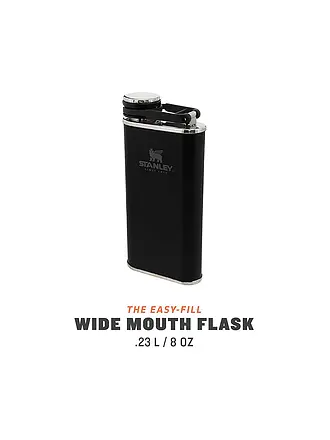 STANLEY | Flachmann Classic Flask 0,23l Noir | schwarz